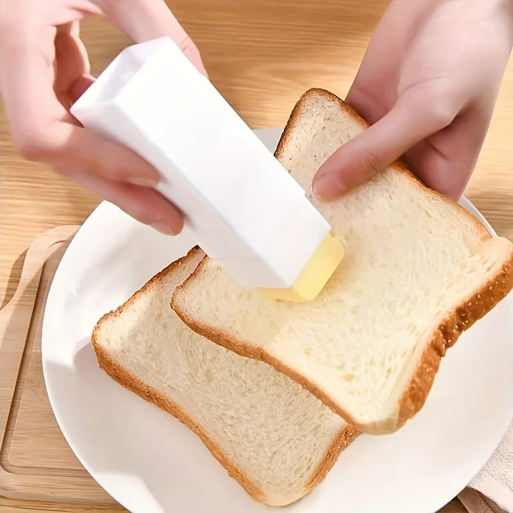 Épandeur de beurre Portable, opération à une touche, bâton distributeur de beurre pour voyage pique-nique cuisson essentiels outils de cuisine 1/2 pièces