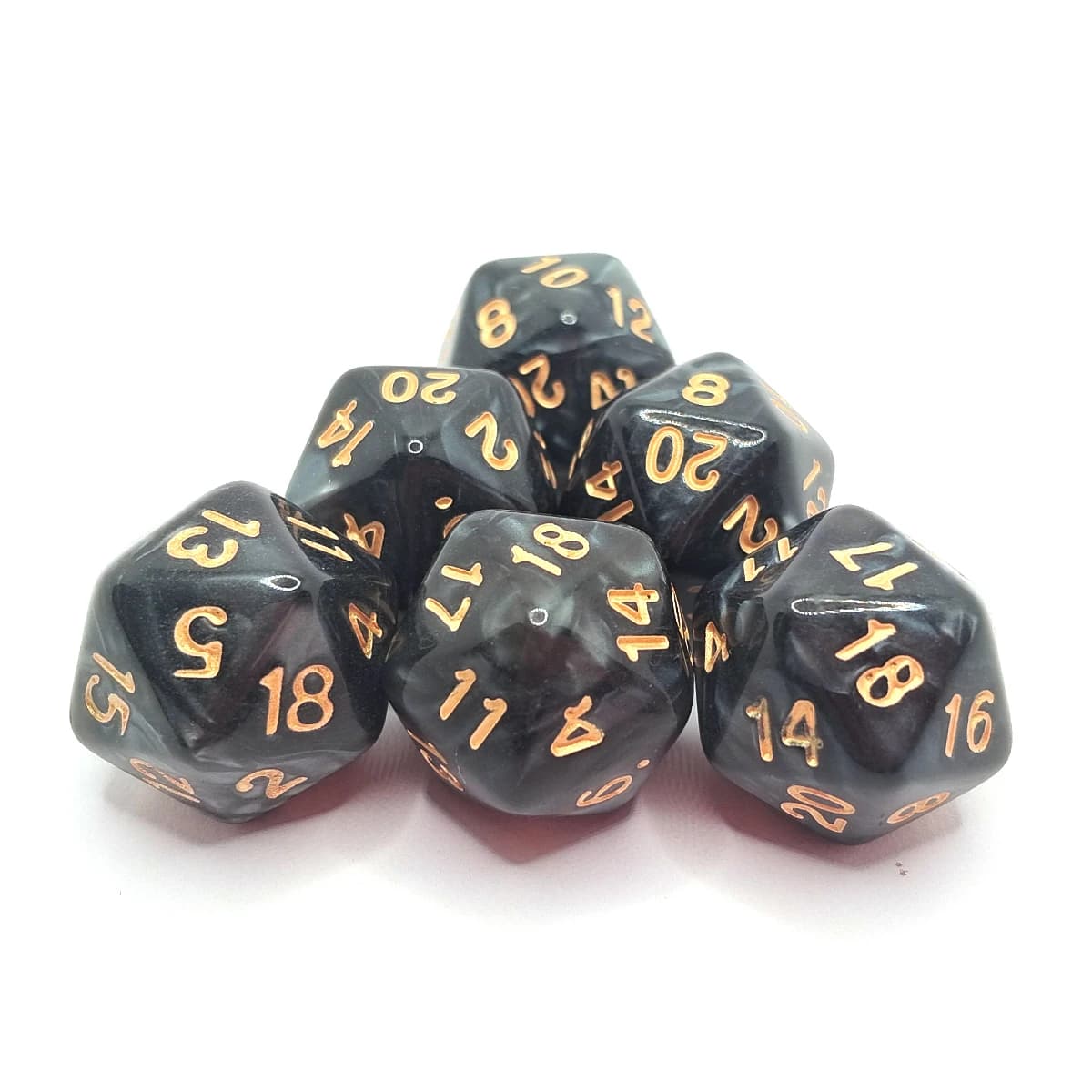 Dés à compter D20 Spindown, Pack de dés polyédriques D20 pour D&D, Magic the Gathering, D&D, Magic the Gathering, jeu de dés à 20 faces