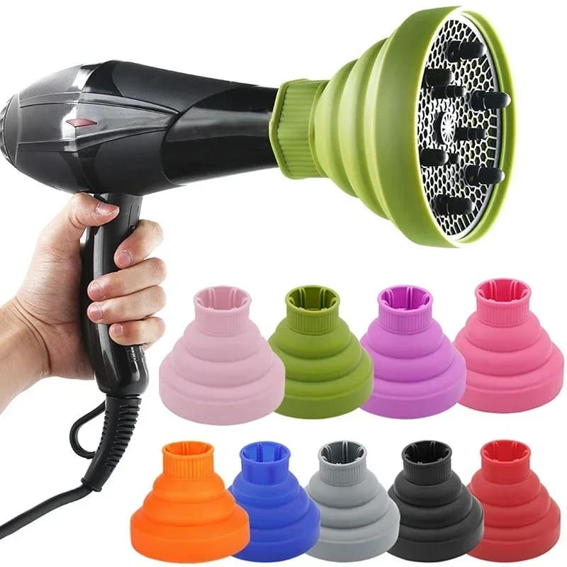 Couvercle de diffuseur de sèche-cheveux en Silicone, souffleur de séchage universel pour boucles, outils de coiffure, accessoires, équipement de Salon de coiffure