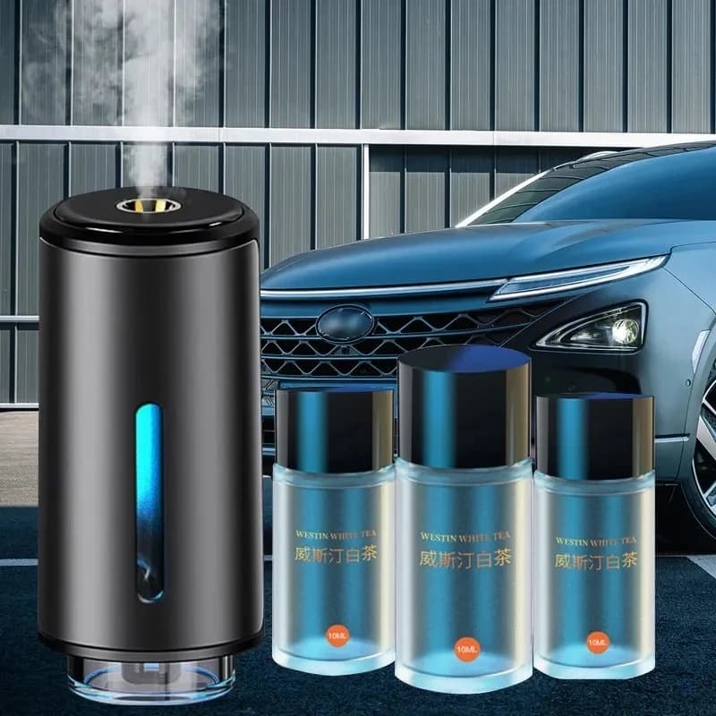 Désodorisant électrique pour voiture, diffuseur d'arôme automatique, ventilation de voiture, huile essentielle, humidificateur de brume, diffuseur de parfum, aromathérapie