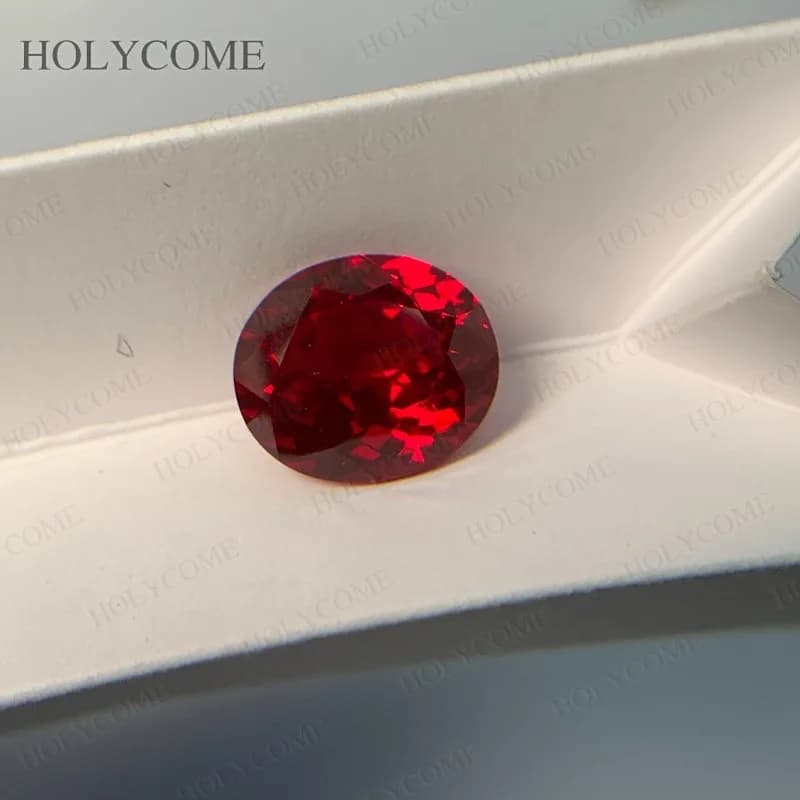 Perles de pierres précieuses en vrac rouge sang de Pigeon multi-formes de rubis cultivé en laboratoire AGL sélectionnables pour bagues de fiançailles pendentif bijoux conception de bricolage