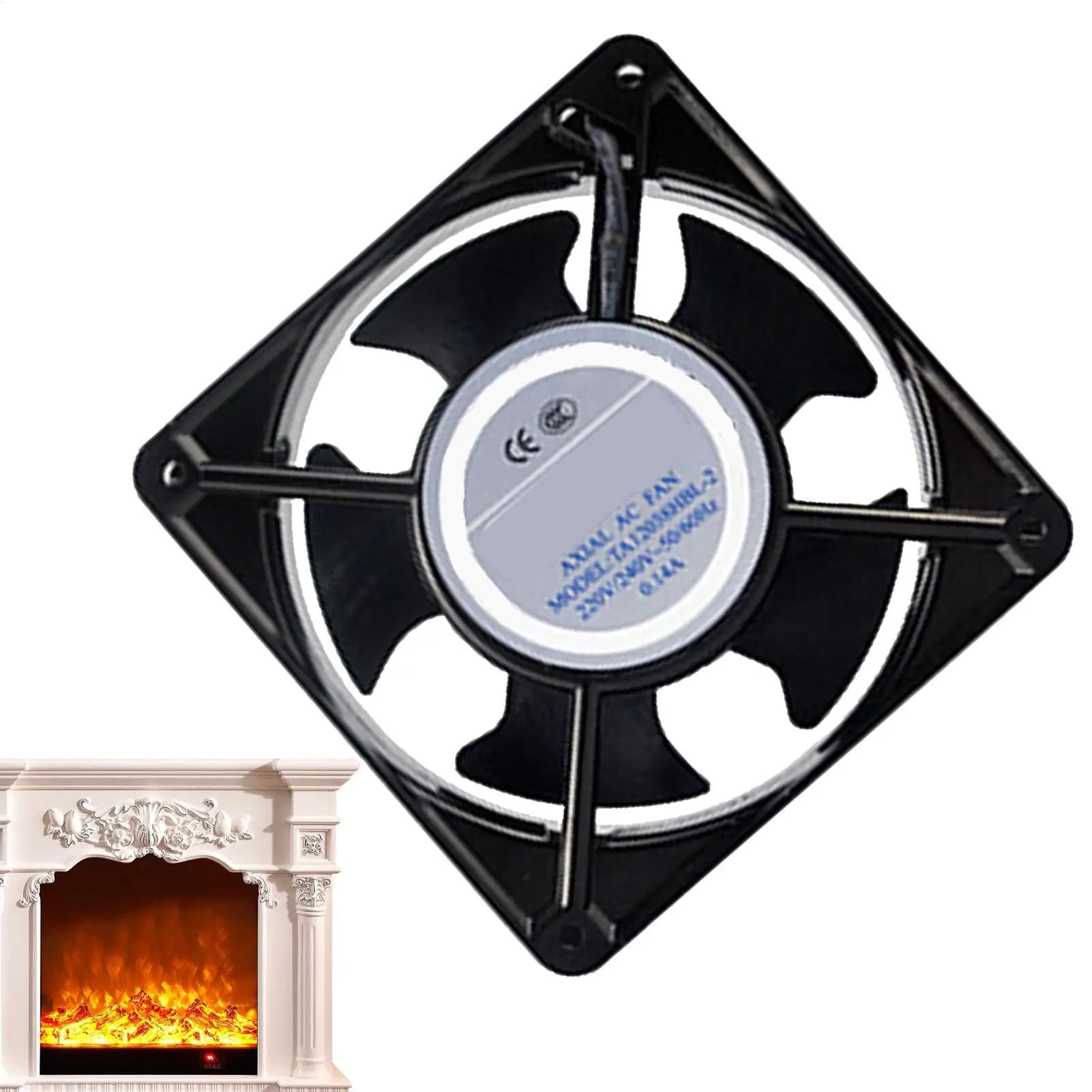 Ventilateur de cheminée alimenté par la chaleur, souffleur axial résistant à la chaleur, fonctionnement silencieux pour poêle à bois, poêle à granulés, accessoires de chauffage domestique