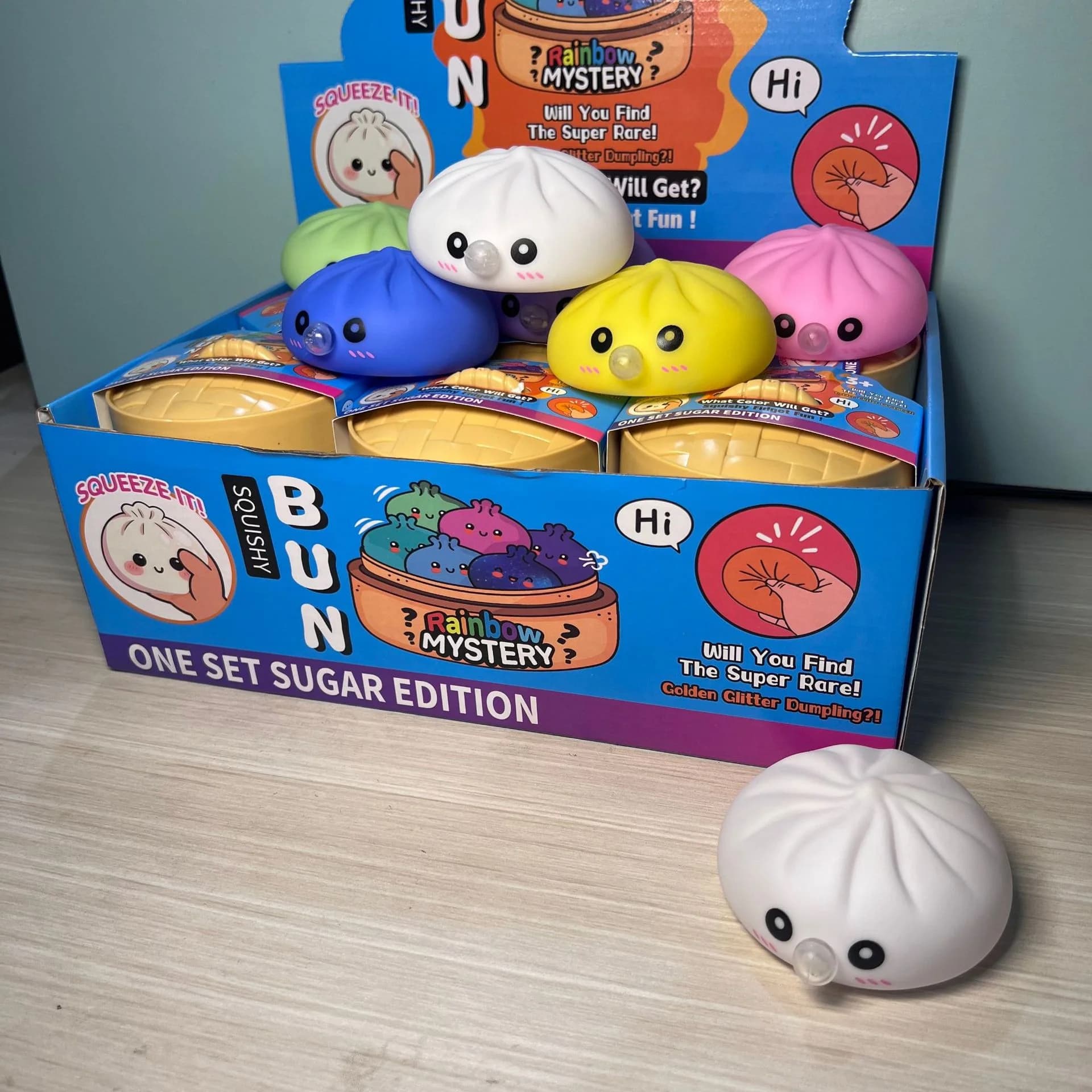 Nouveau Squishy Boule de Pain à Bulles