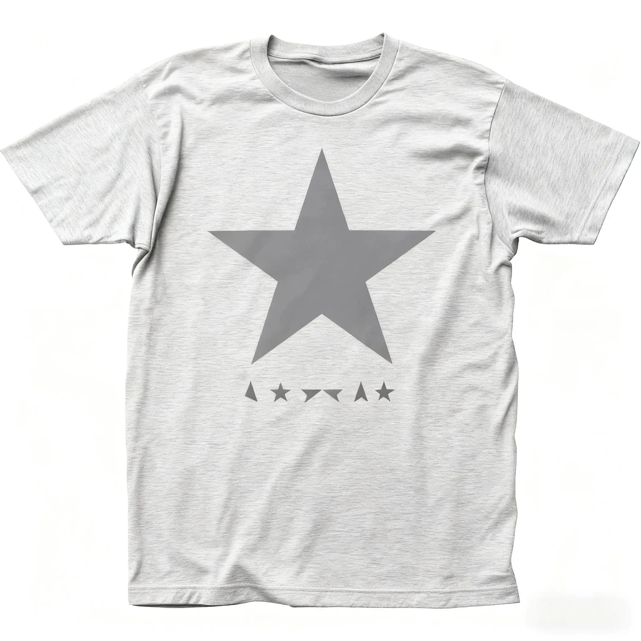 T-shirt de groupe de rock'n'roll David Bowie Blackstar, nouveau t-shirt noir décontracté à la mode, hauts amples Y2k, t-shirt imprimé vintage unisexe