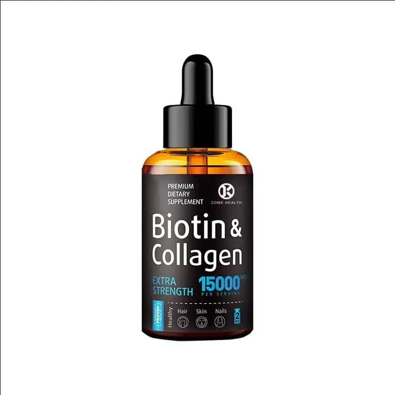 Gouttes liquides de biotine et de collagène de qualité supérieure