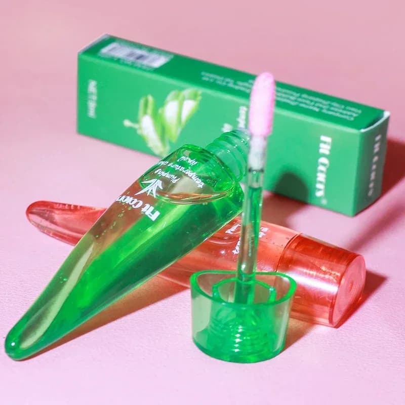 Brillant à lèvres à l'aloe Vera, huile repulpante au Chili, hydratant longue durée, couleur thermochromique, huile chaude et colorée pour les lèvres