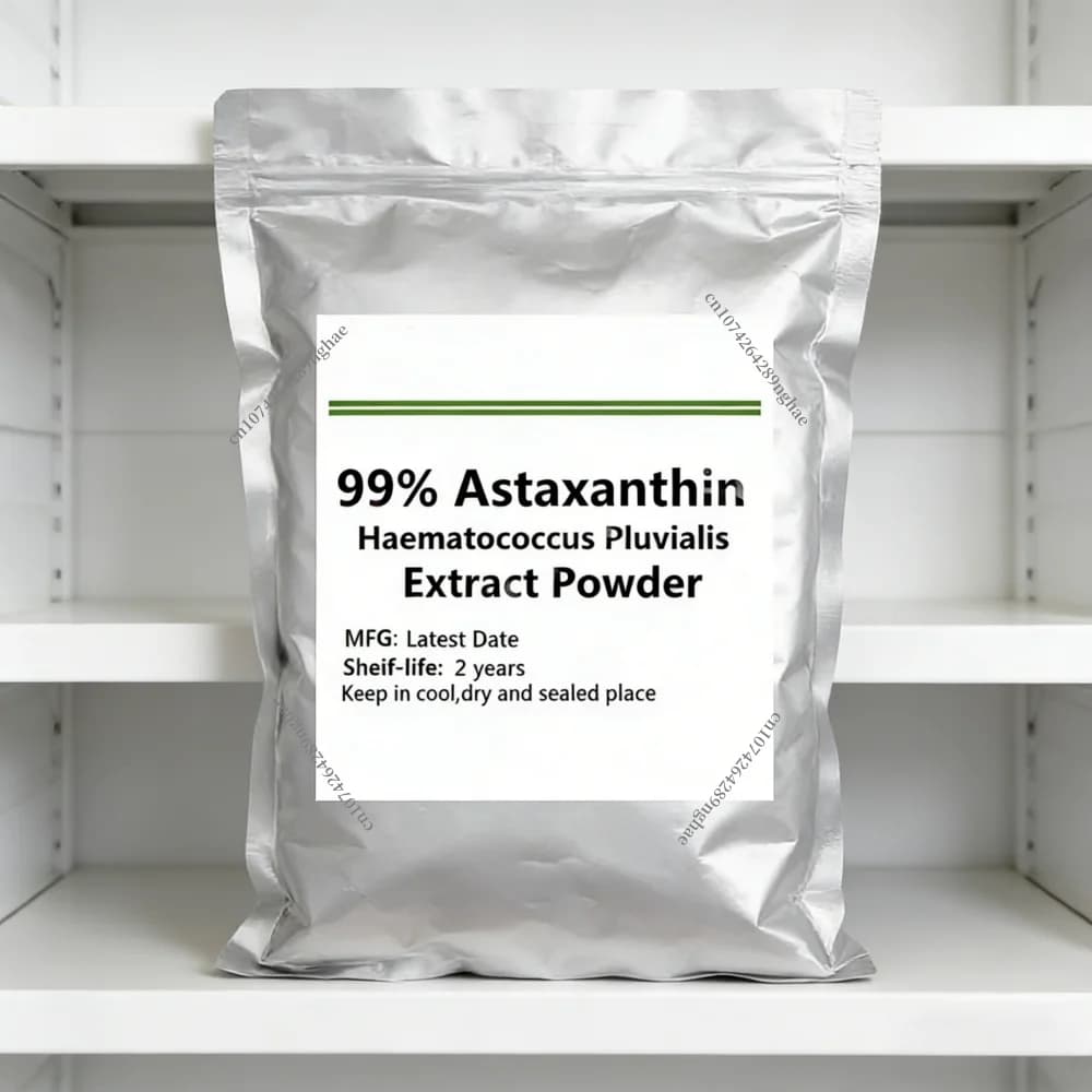 Poudre d'astaxanthine de qualité supérieure à 99 % : le sauveur ultime pour la peau, anti-oxydant, utilisant la puissance de la nature pour combattre le vieillissement