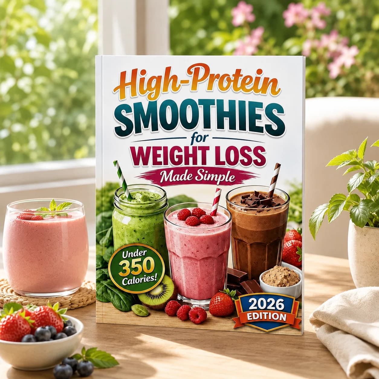 Smoothies riches en protéines pour la perte de poids : Livre de recettes édition 2026 avec des boissons faciles et peu caloric et un guide de préparation des repas