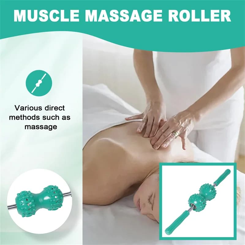 Rouleau de Massage magnétique multifonctionnel AA20, soulagement musculaire de la colonne vertébrale, rouleau de Massage pour dos, épaule cervicale