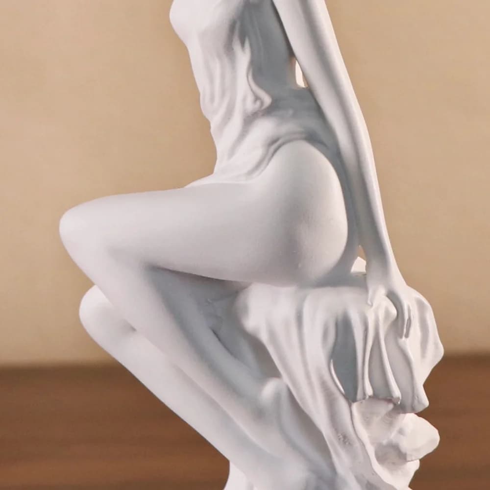 Figurine de jeune fille Sexy en résine, Sculpture de déesse grecque, Statue de vénus, maison européenne, salon, décoration d'étagère de bureau