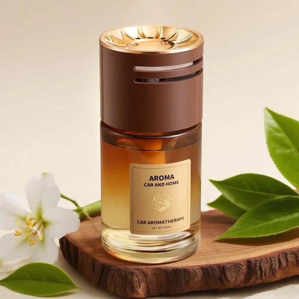 Diffuseur de voiture avec parfum doux longue durée, désodorisant parfumé pour intérieur automobile, espace de travail, 120ml