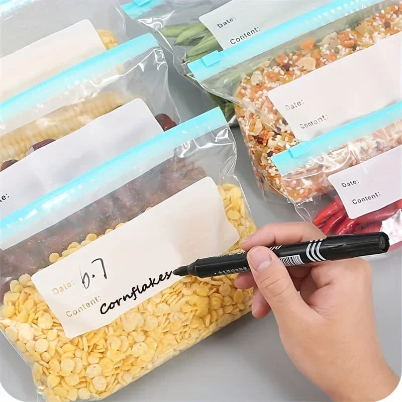 Sacs refermables pour la maison, adaptés au stockage au réfrigérateur, emballage et conservation, sacs auto-scellants pour la conservation des aliments