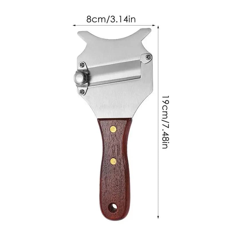 Coupe-fromage pratique, trancheur de rouleau de beurre de truffe, râpe à pices S en acier inoxydable Durable, fournitures de cuisson de cuisine, rasoir à truffe