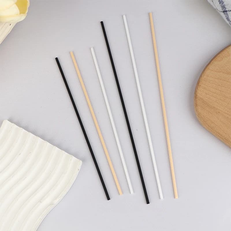 Bâtonnets diffuseurs en fibres épaisses, recharge de parfum, pour huiles aromatiques, décoration de la maison, 50 pièces/paquet
