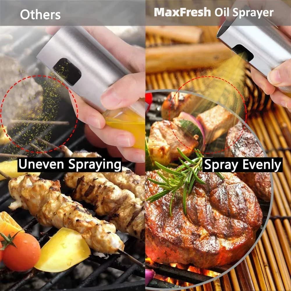 Bouteille de pulvérisation en verre, outil de cuisine, huileur de pulvérisation, bouteille d'assaisonnement, pompe, Pot d'huile, gril anti-fuite, pulvérisateur pour barbecue, distributeur d'huile