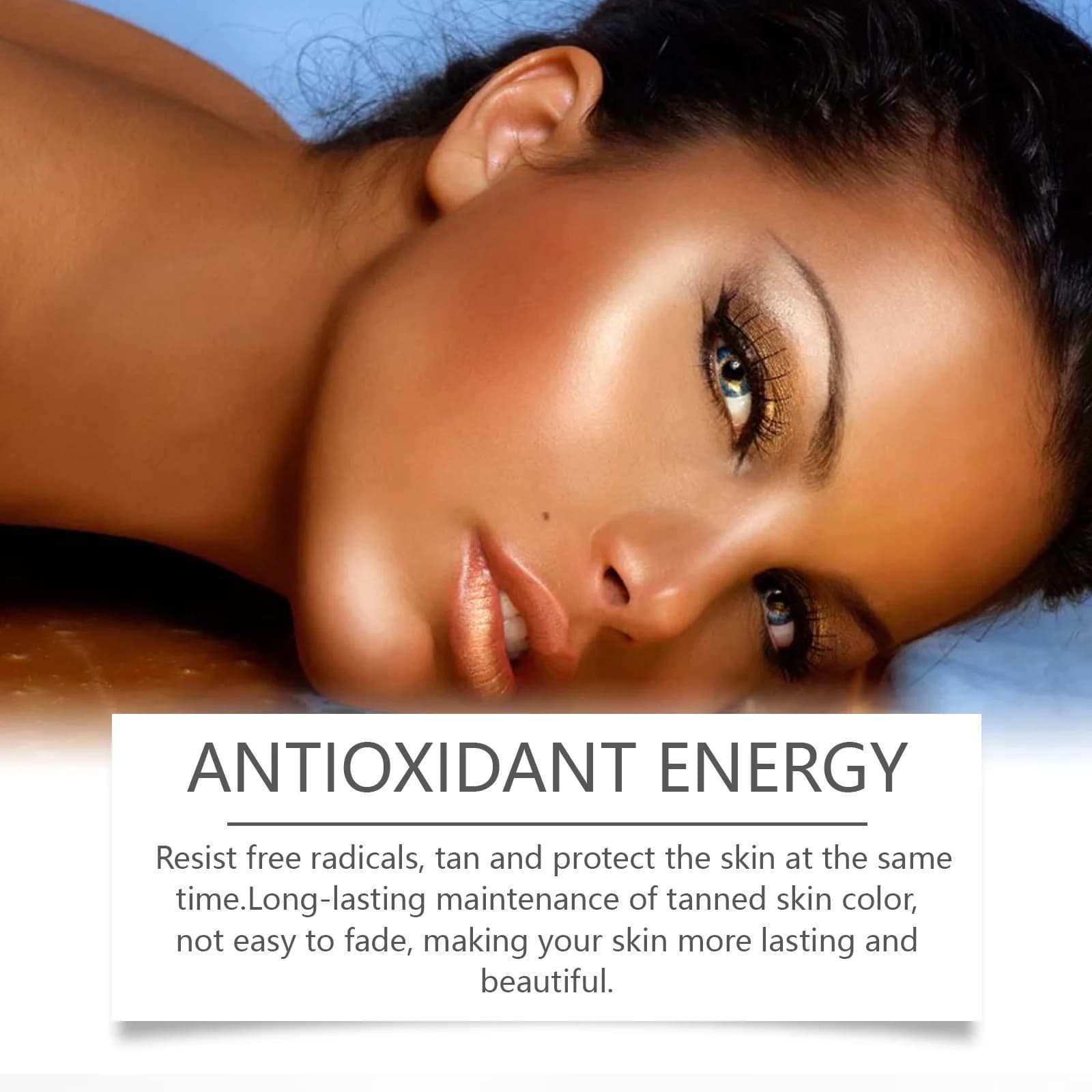 Gouttes autobronzantes bronzées sans soleil
