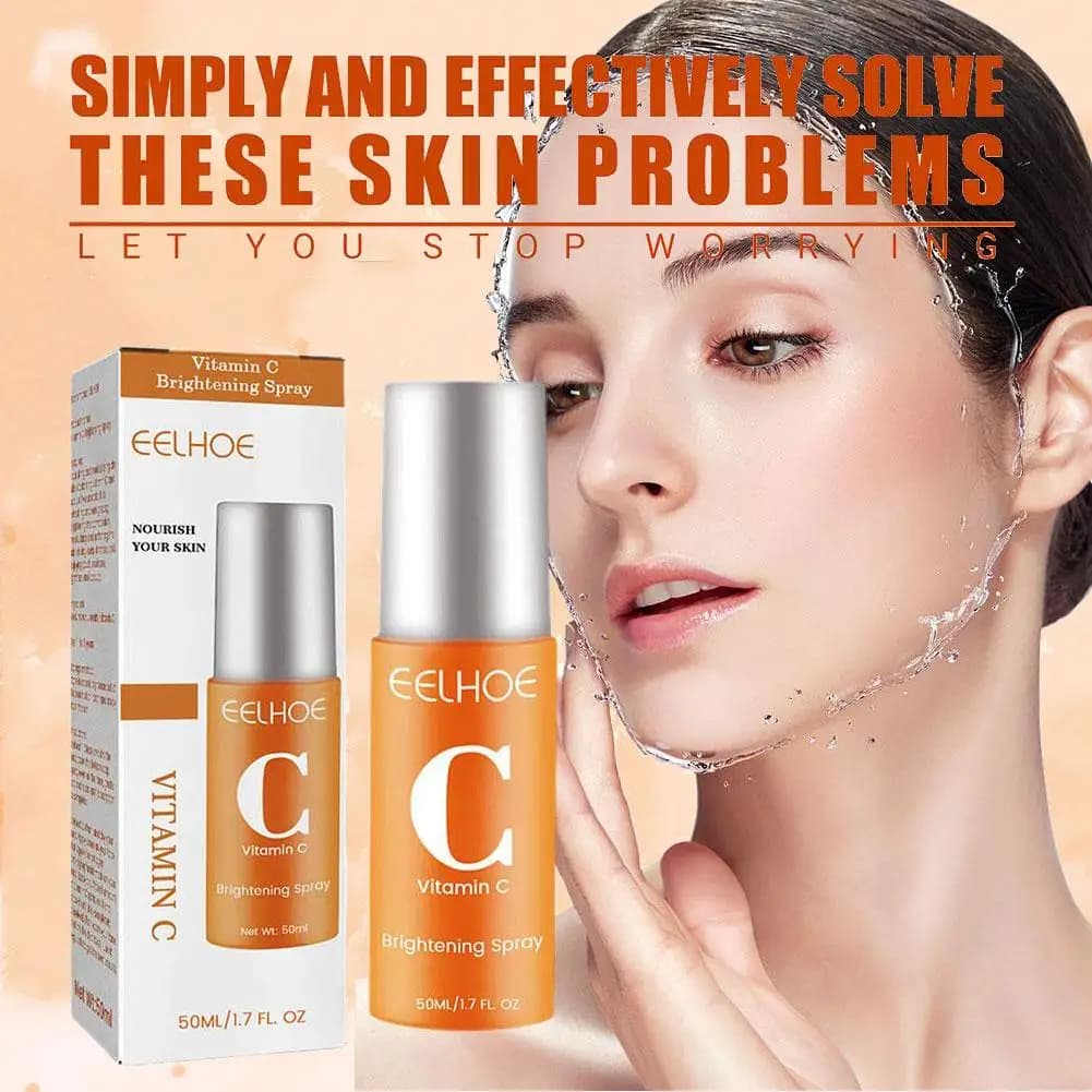 Brume hydratante à la vitamine C, essence hyaluronique nourrissante, améliore la peau élastique, soin de la peau frais, sans paquet d'eau, sérum vaporisateur