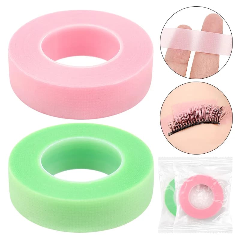 1/3/5 rouleaux de ruban d'extension de cils, outils adhésifs PE sous les coussinets oculaires pour cils micropore, fournitures de greffage, bandes de levage de cils