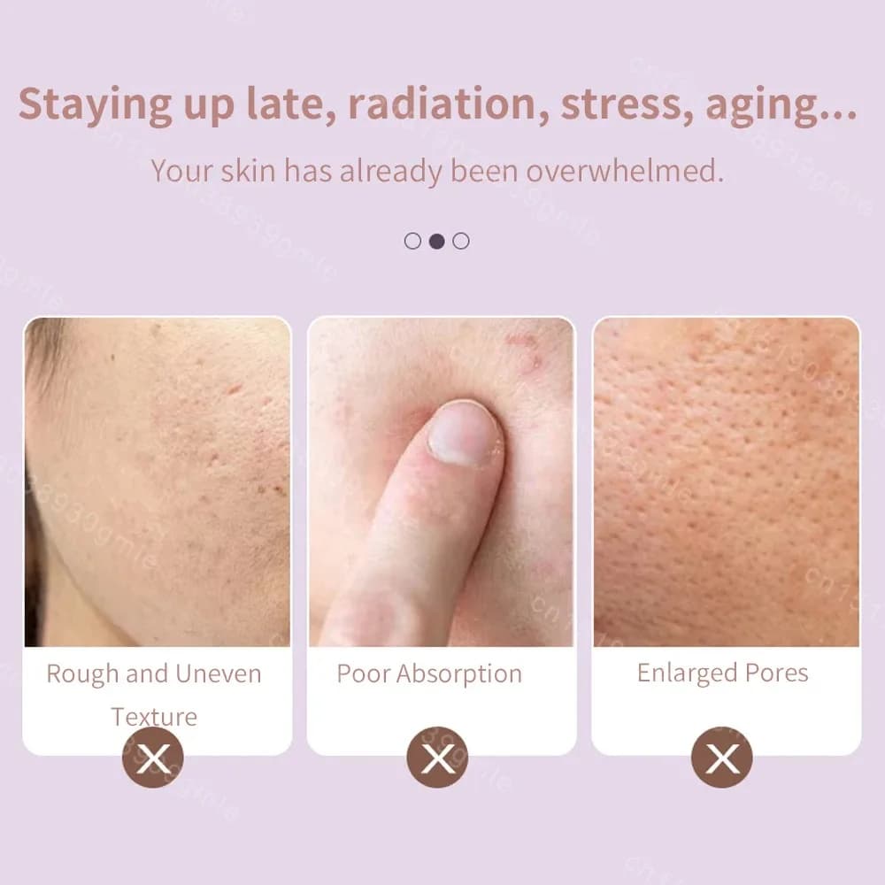 Rouleau de massage facial à double tête pour le visage et les yeux