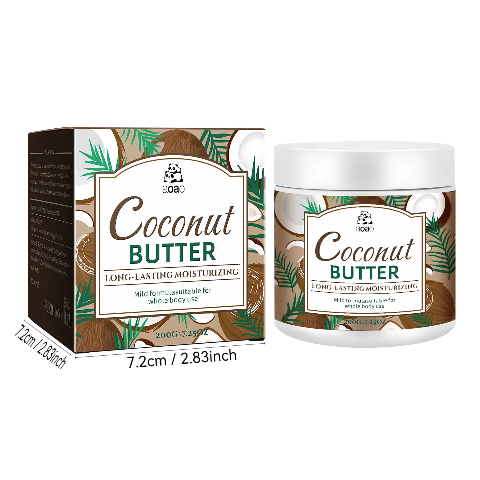 Beurre corporel au miel et à la noix de coco pour une hydratation longue durée