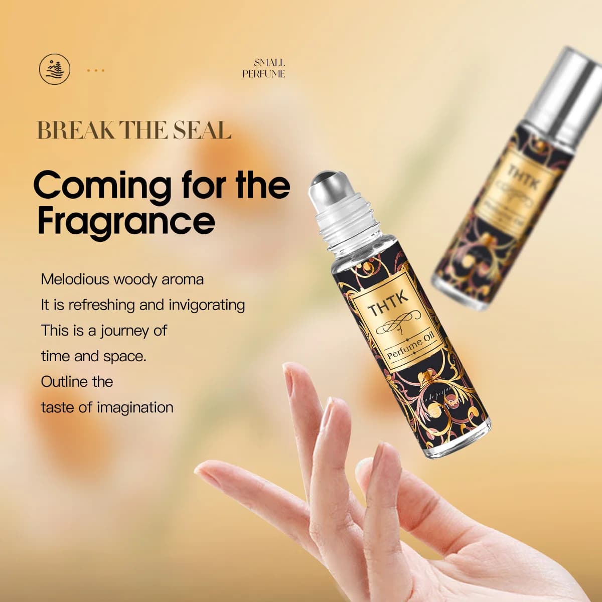 Huile essentielle d'aromathérapie du Moyen-Orient - parfum longue durée, notes florales féminines fraîches et naturelles,