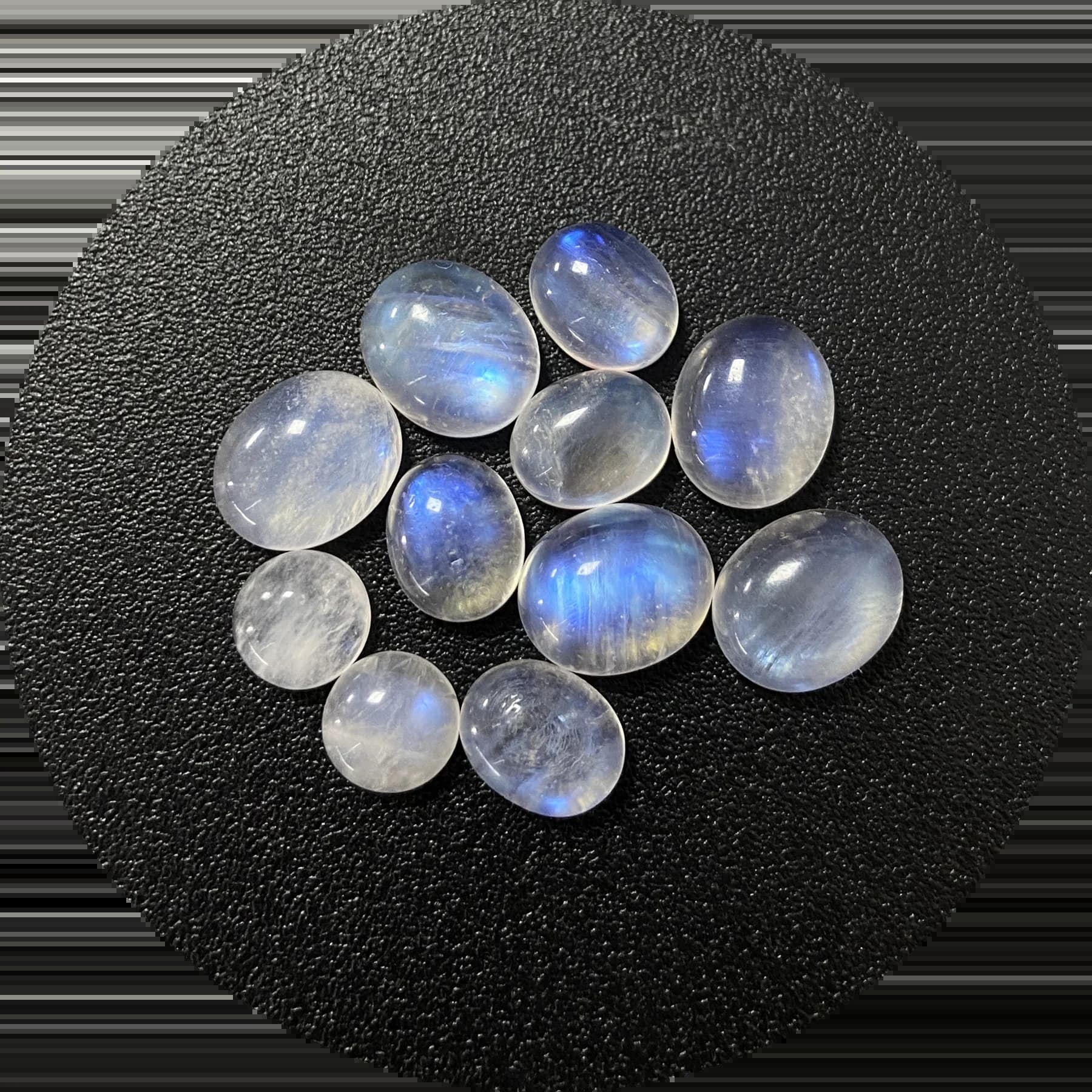 5 pièces/sac Pierres en vrac Pierre de lune naturelle Larimar Pierre ambrée Pierre naturelle de haute qualité Accessoires DIY pour bijoux Vente en gros