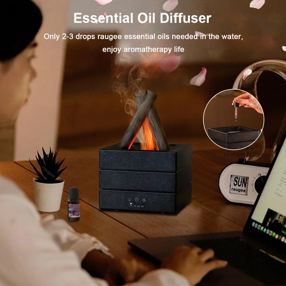 Humidificateur de flamme diffuseur de parfum