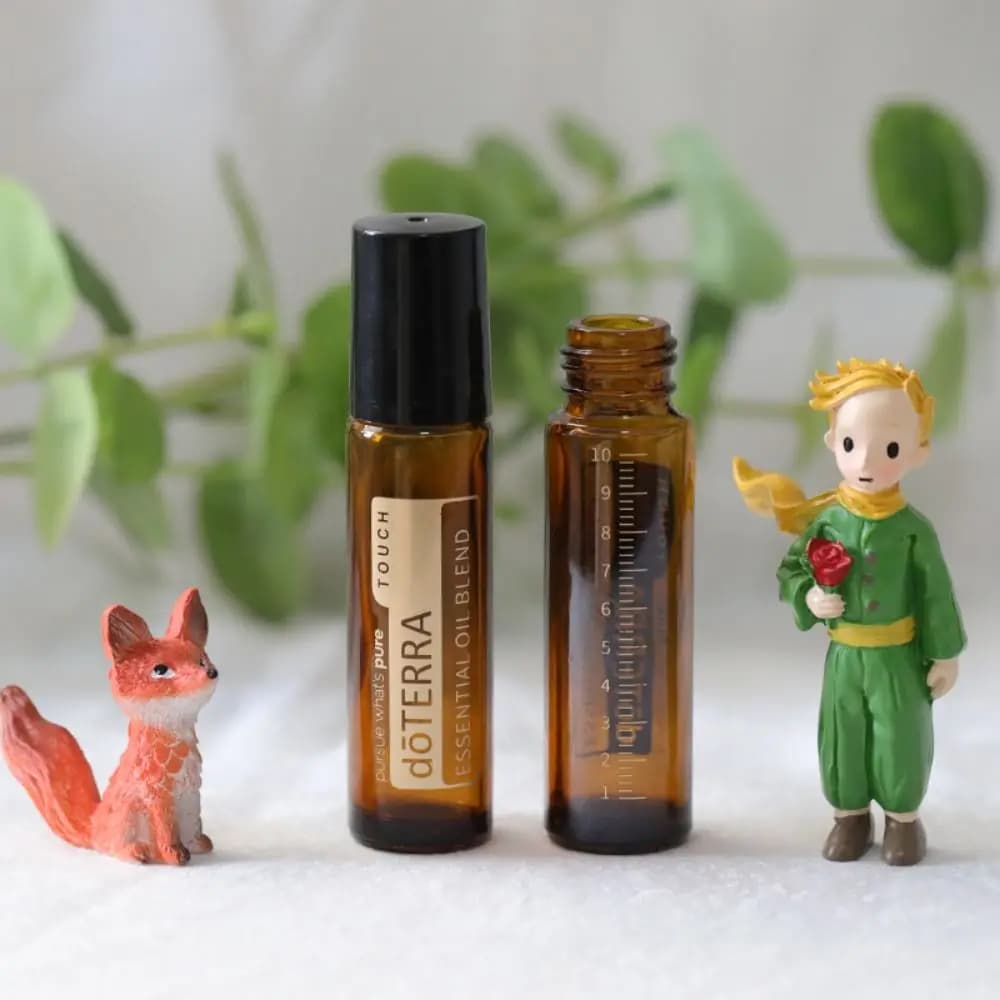 2 pièces 10ml bouteille d'huile essentielle doterra ambre verre épais rouleau bouteille vaporisateur compte-gouttes bouteille voyage sous-embouteillage