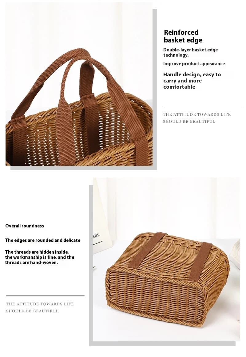 Paniers de rangement pour pique-nique en plein air