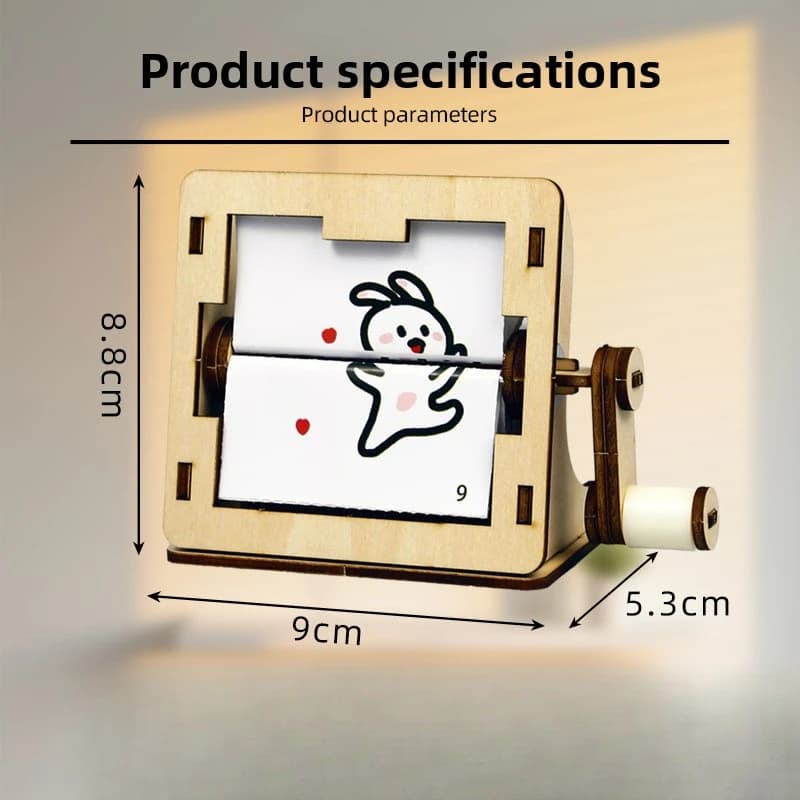 Joli lapin rotatif scientifique