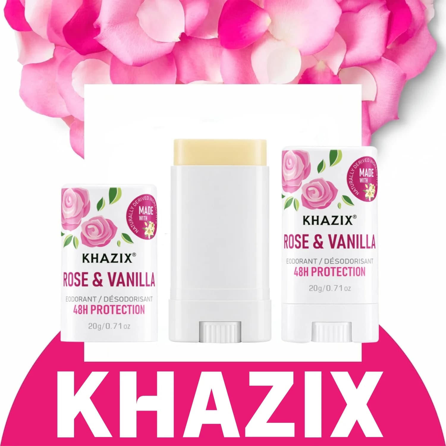 Déodorant en stick pour les aisselles | Formule double action anti-odeurs | Beurre de karité et huiles essentielles infusées | Fraisuré doux et durable.