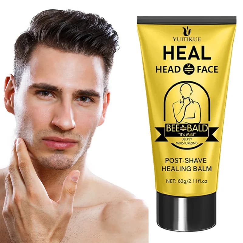 Lotion après-rasage pour hommes – Soin lisse et hydratant en profondeur, après-rasage, maintient la peau hydratée, renforce le soin des racines de la barbe