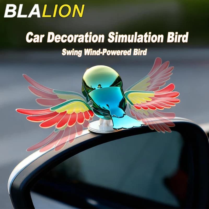 BLALION 2025 nouveau oiseau volant simulé voiture ornement aile peut balançer