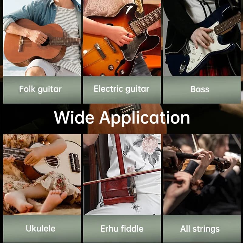 Kit de nettoyage de guitare tout en un, manche, vernis à l'huile de citron, nettoyeur de cordes de guitare pour le nettoyage et l'entretien de la guitare