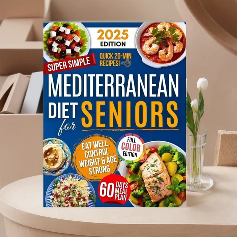 Nouveau livre de recettes de régime méditerranéen simple et facile pour les personnes âgées