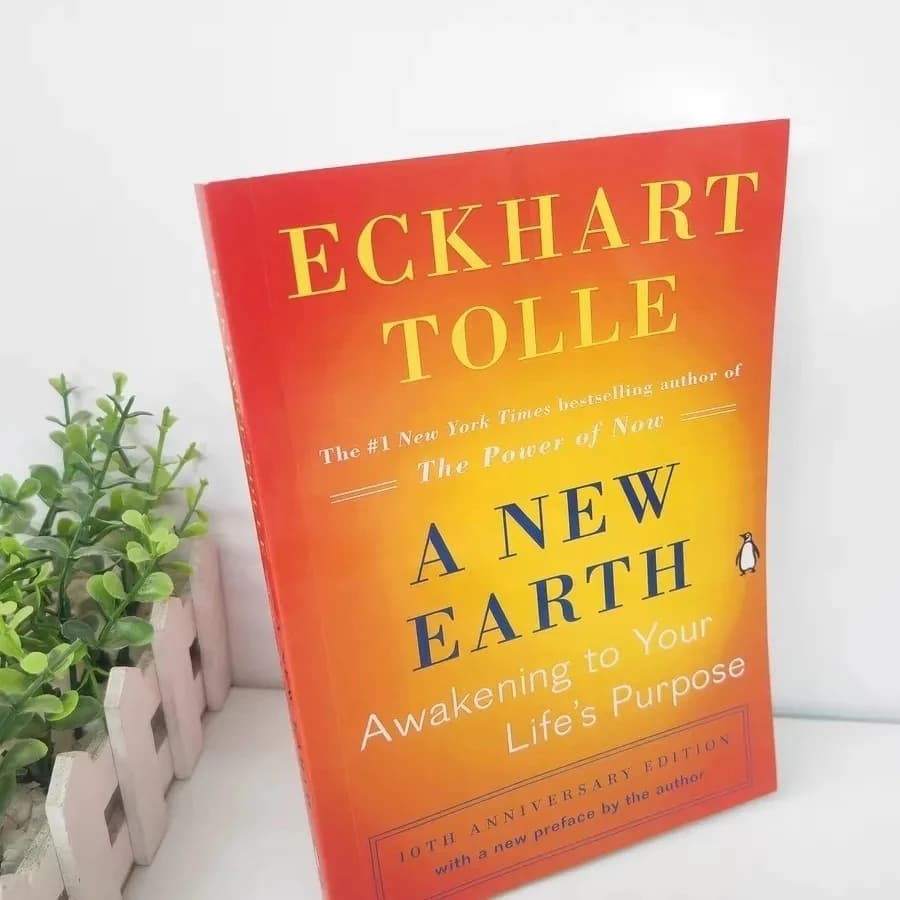 Une nouvelle Terre d'Eckhart Tolle Éveil vers le Scopo de votre vie Livre anglais