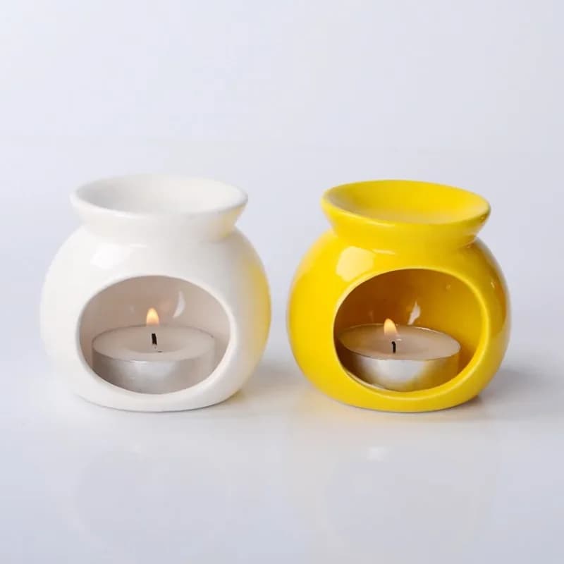 Brûleurs d'huiles essentielles, chauffe-cire fondue, aromathérapie, diffuseur d'arômes, fours en céramique, photophore, décors