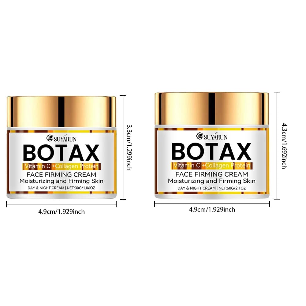 SUYARUN Crème visage anti-âge professionnelle Botax |   Formule de réduction des rides et de raffermissement de la peau |   Ingrédients naturels.