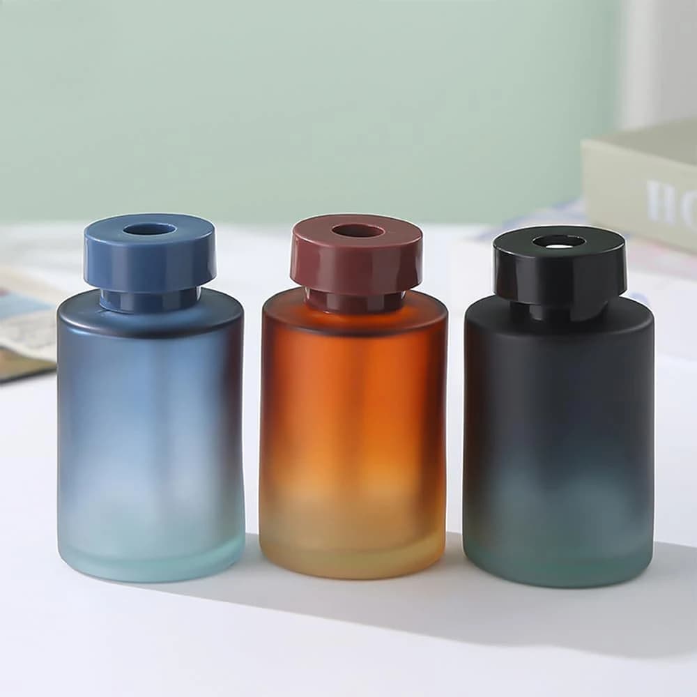 Bouteille diffuseur vide en verre de 120ML, rechargeable, accessoires de parfum, pot diffuseur de remplacement d'aromathérapie, bricolage, salle de bain à domicile
