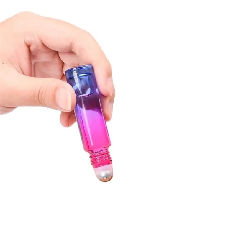 Flacons en verre à bille roulante en métal, flacons pour huile essentielle, parfum de Cologne, test d'échantillon de voyage, 5ml, 30 pièces, 50 pièces, 100 pièces