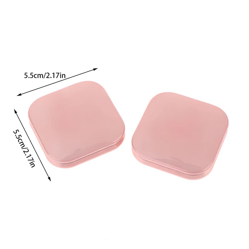 Rose vide boucle magnétique cosmétiques Palette carré fard à paupières