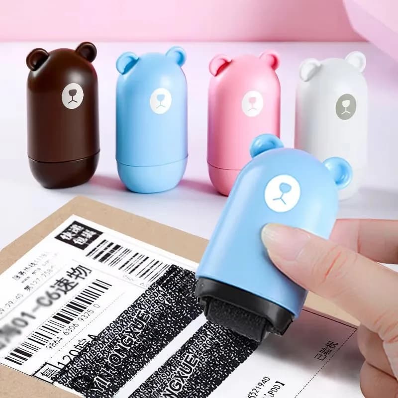 Protecteur de tampon de rouleau de sécurité de données confidentielles de confidentialité antivol pour la Protection des documents de bureau à domicile