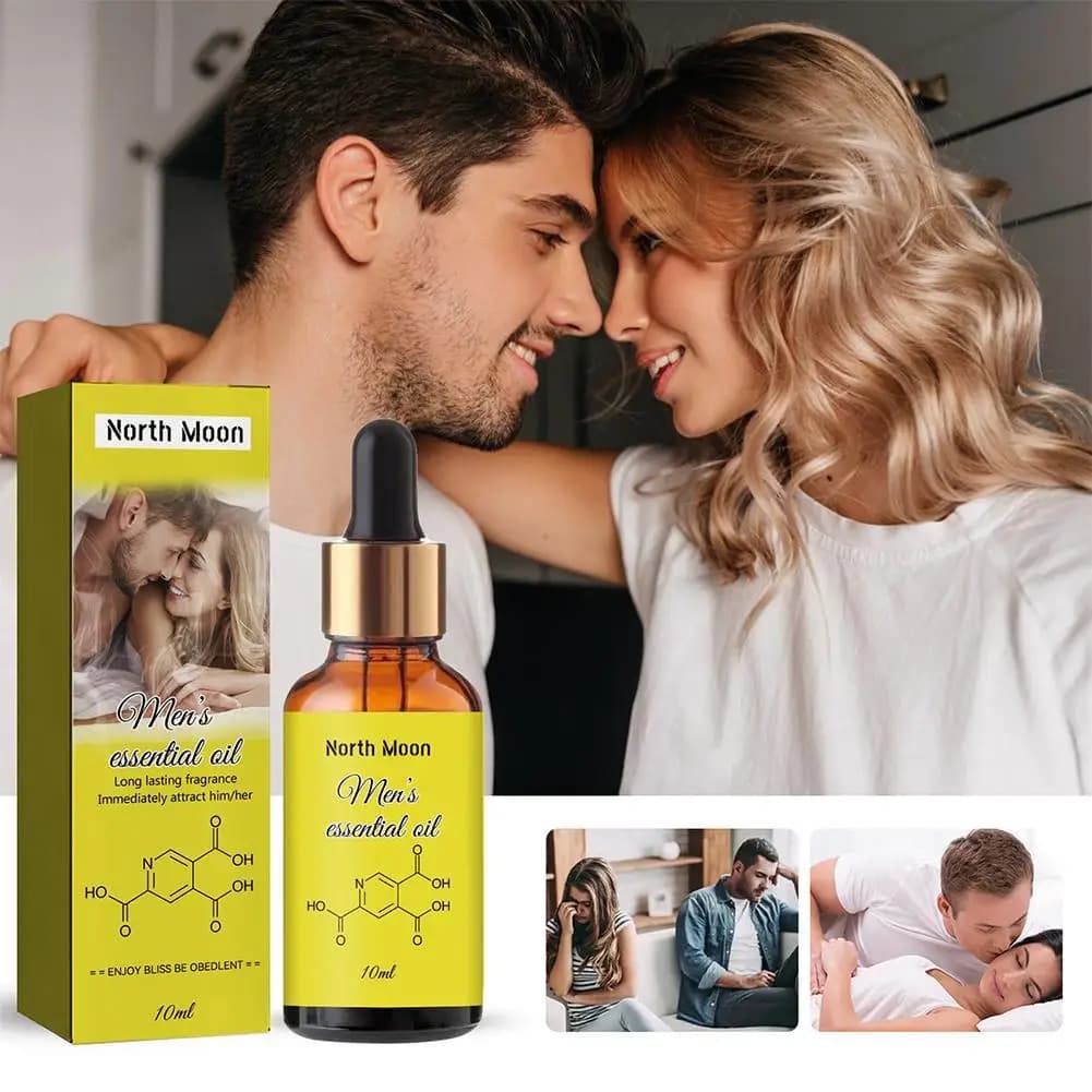 Parfum à l'huile essentielle de phéromone pour hommes - Parfum intense, conçu pour attirer les femmes, parfum longue durée