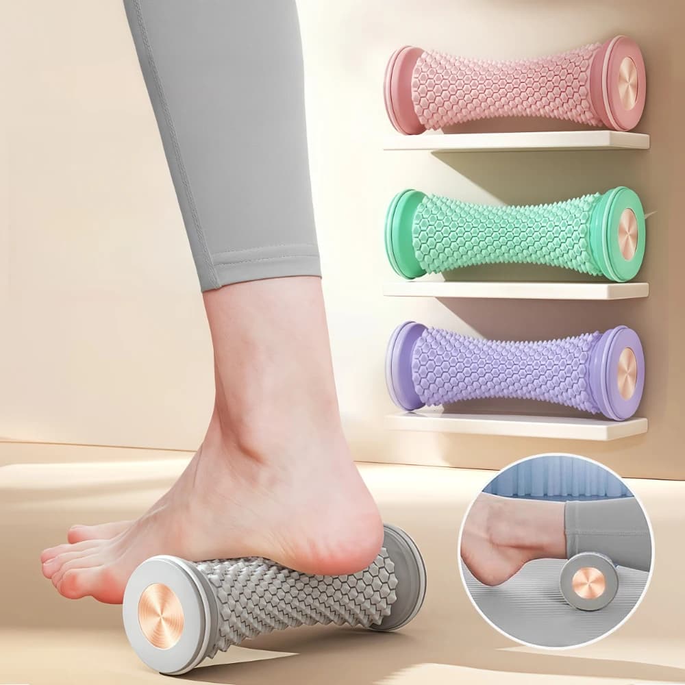 Masseur de pieds rouleau de Massage boule de Massage de Yoga rouleau de Fascia plantaire soins de Relaxation musculaire masseur de pieds manuel en plastique