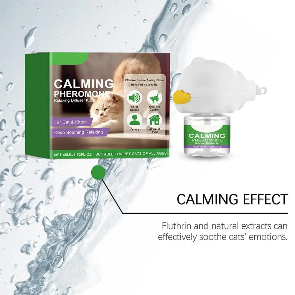 Le diffuseur apaisant au phéromone soulage efficacement les ingrédients du stress d'irritation apaisant doux sans l'anxiété Cat America