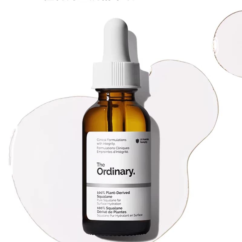 Squalane 100% dérivé aux plantes pour l'hydratation de la peau et des cheveux Sérum pour le visage 30 ml Peut empêcher la perte d'œuvre des facteurs d'hydratation + HA 100 ml