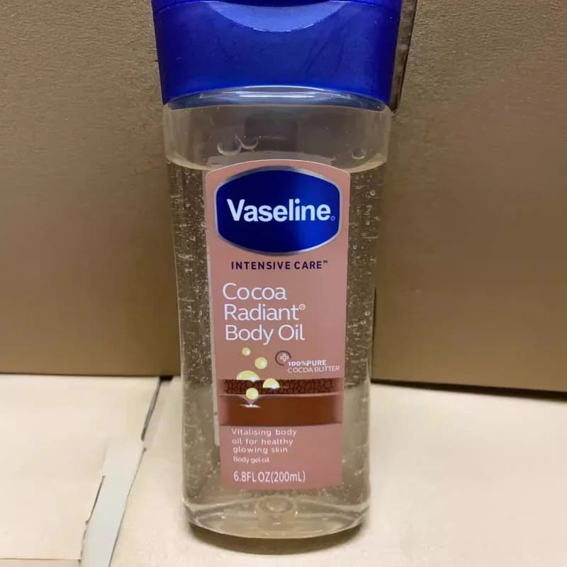 Huile corporelle à vaseline, éclaircit le teint, améliore la peau sèche et éclatée, nourrit et hydrate l'huile gel pour le corps, 200 ml