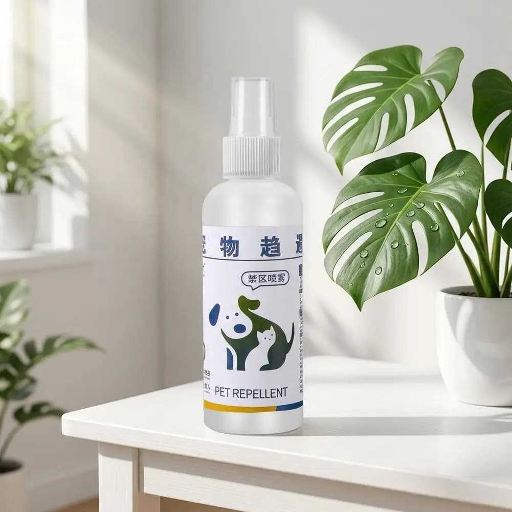 Spray répulsif pour urine de chien, 100ml, dissuasion pour chats, barrière intérieure pour animaux de compagnie, empêche les animaux de se disperser, anti-odeur, spray pour zones interdites