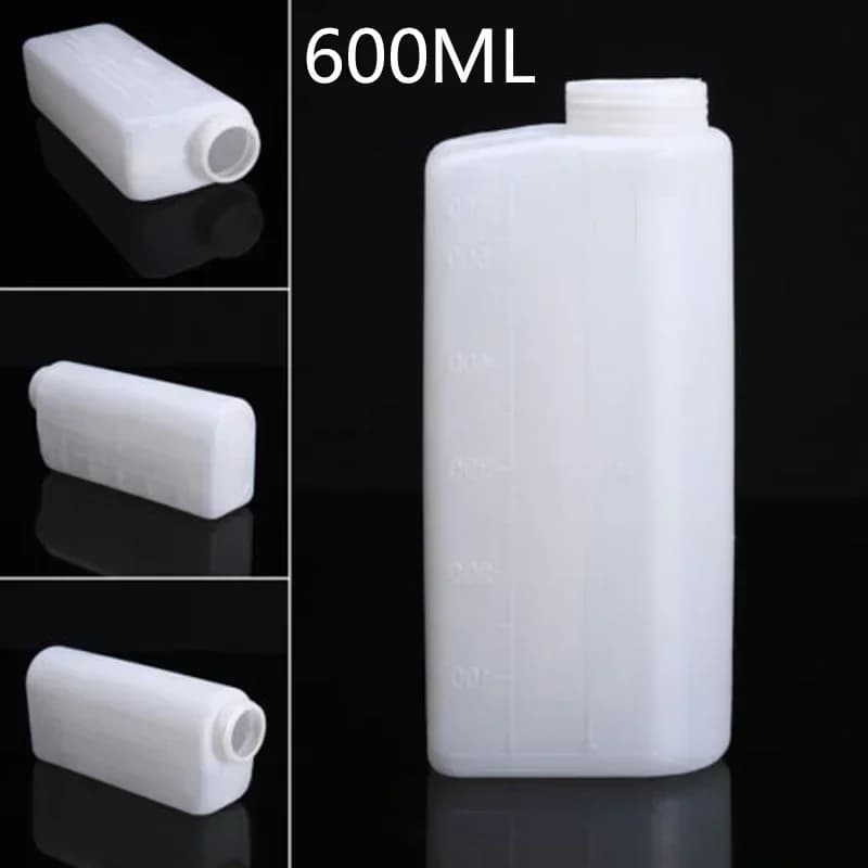 Bouteille de mélange d'huile et de carburant 2 temps de 600 ml pour tronçonneuse, rapport 20:1 25:1, bouteille de mélange d'huile US pour tronçonneuse, débroussailleuse