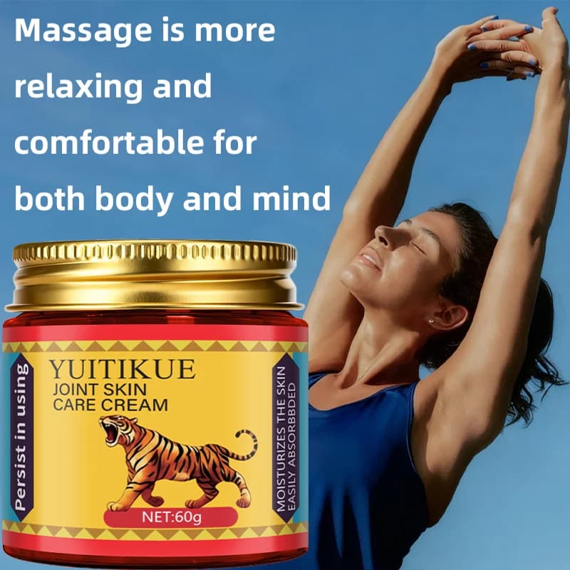 YUITIKUE Crème de Soin de la Peau articulaire 60g - Massage multi-parties pour les genoux, les coudes, les épaules et le cou, hydrate et détend le corps et l'esprit
